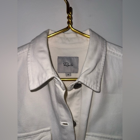 Rails | Danica White Denim Dress - Picture 4 of 6